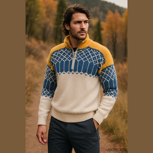 Vintage 1990’s WHITE RAM Sweater Unisex Cabincore Wool/Acrylic Blend Size SMALL